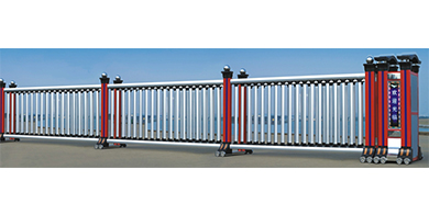 鋁合金電動(dòng)伸縮門(mén)1